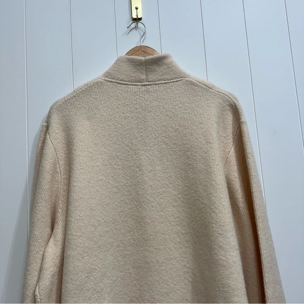 J Crew Cocoon Sweater Blazer Cardigan Merino Wool Alpaca Blend Size 2X Ivory NWT - Picture 9 of 16